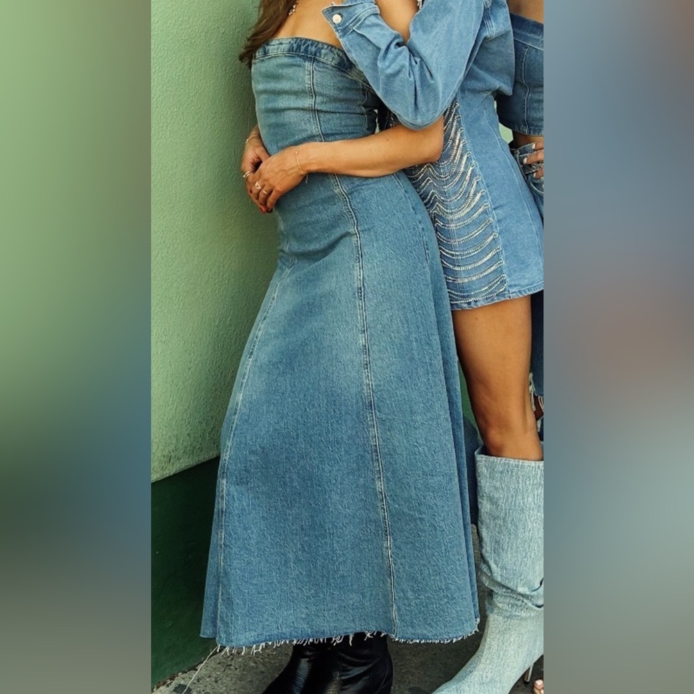 Mango Denim Dress